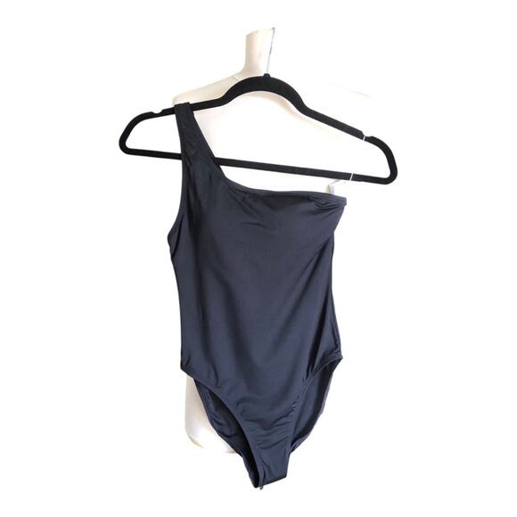 Andie NWT The Nantucket One Shoulder One Piece Black XS Sleek & Sophisticated - Picture 3 of 13